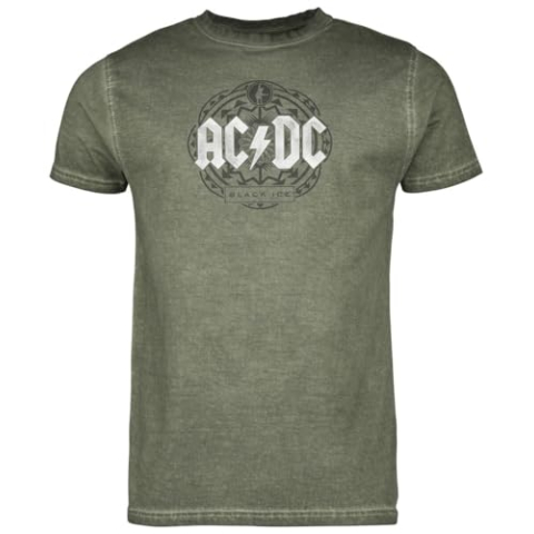AC/DC Black Ice T-shirt groen XL 100% katoen Band merch, Bands