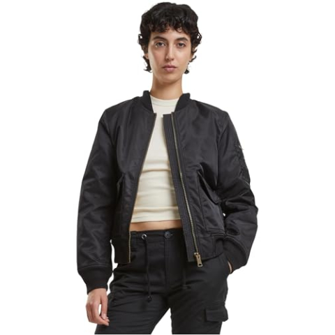 Brandit Sherpa Bomber Jacket Tussenseizoensjas zwart L 100% nylon Basics