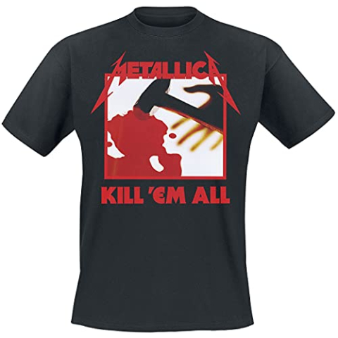 Metallica Kill 'Em All Men T-Shirt Zwart, Regular, Zwart, L