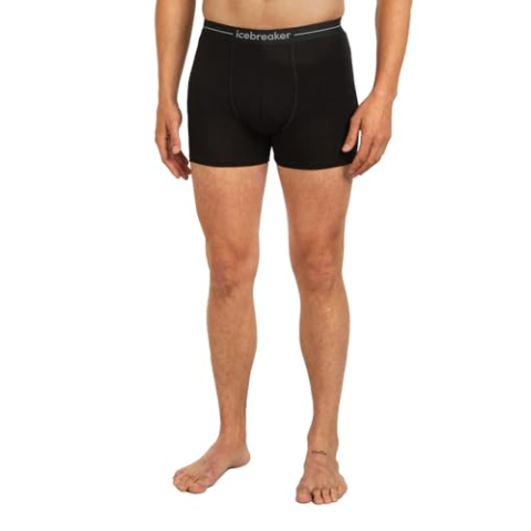 Icebreaker Merino Anatomica Boxershorts voor heren - ZWART - X-Large
