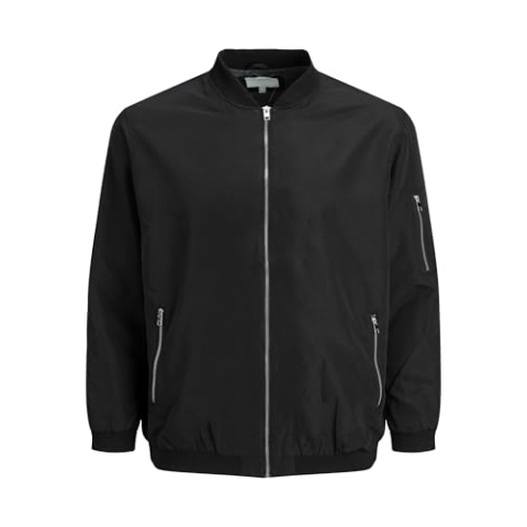 JACK & JONES Male Plus Size jack licht, zwart, 5XL