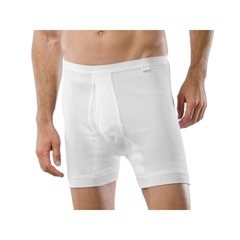 Schiesser Heren onderbroek 005048-100, mt. 9 (3XL), wit (100-wit)