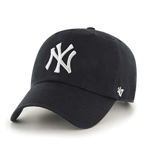 '47 New York Yankees Clean Up MLB Verstelbare Cap, zwart/wit, One size