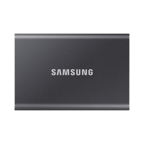 Samsung Portable T7 - Externe SSD - USB C 3.2 - Inclusief USB C en USB A kabel - Geschikt voor iPhone 15 - 2 TB - Grijs