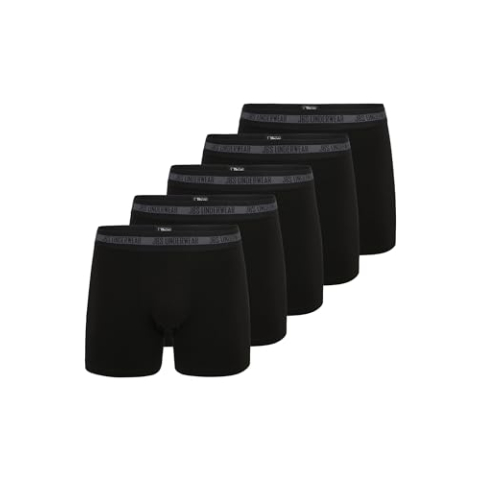 jbs Boxershorts voor heren, zwart, XXL