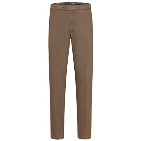 MEYER Chino van zacht katoen, 35 bruin, 54