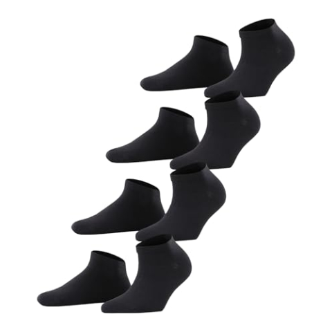ESPRIT Dames Korte sokken Solid W Sn katoen kort eenkleurig multipack, Zwart Black 3000, 36-41