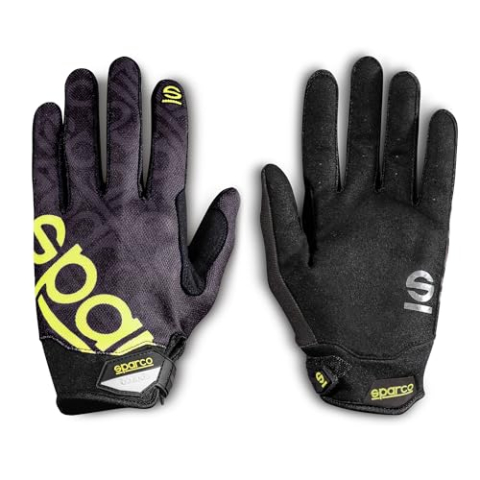 SPARCO MECA handschoenen 3 maat 10 (M) zwart/geel