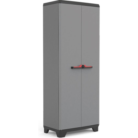 Keter Stilo Hoge Kast - 3  Planken - 68x39x173 cm - Donkergrijs/Zwart