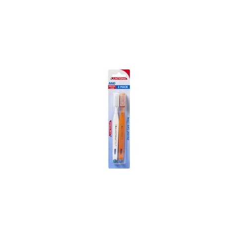 Lactona M40 Medium Duo - Tandenborstel - Medium hard  - 2 stuks