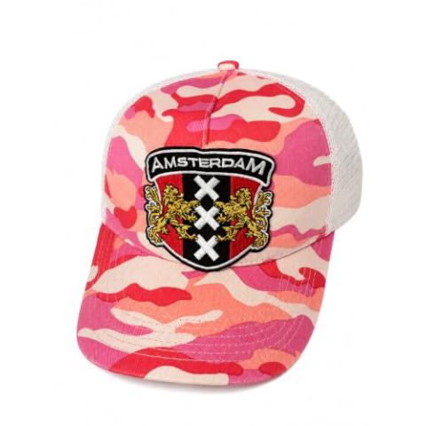 Hippe Amsterdam Pet, Verstelbaar & Unisex, One Size (DE/NL/SE/PL, Alfabetisch, One size, Rood)