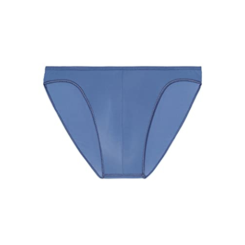 Hom Heren Feathers Micro Slips Ondergoed, Denim Blauw, L