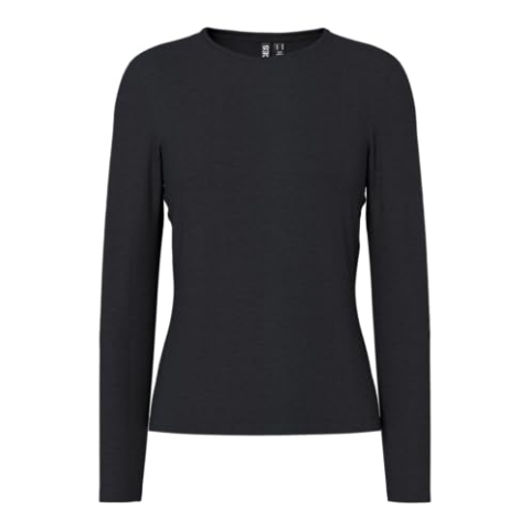 PIECES PCSIRENE LS Tee NOOS, zwart, S