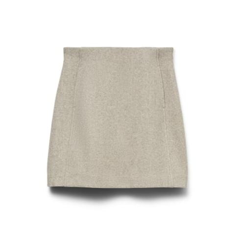 VERO MODA VMFORTUNEALLISON HW Short Rok GA NOOS, Silver Mink/Detail: melange, M