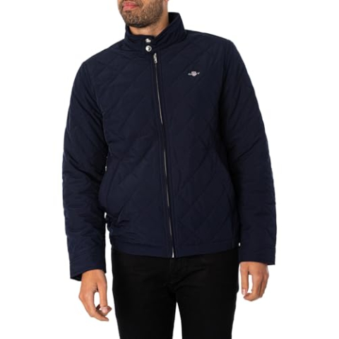 GANT Gewatteerde windcheater jas voor heren, evening blue, XL