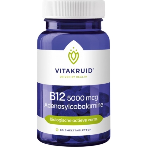 Vitakruid B12 adenosylcobalamine 5000 mcg 60 smelttabletten