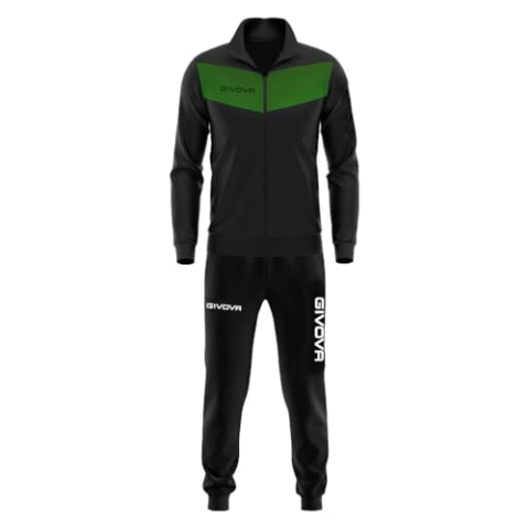 GIVOVA Visa Overall Triacetaat zwart/groen maat XL