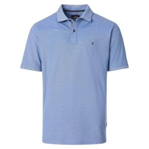 CASAMODA Polo Stretch Blauw - Maat 3XL - Heren - Kleding - Regular-fit - -