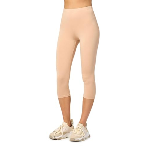 Merry Style Dames 3/4 Legging MS10-144 (Nude, M)