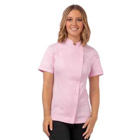 Chef Works Springfield Chef Coat Damesmantel, Roze, M
