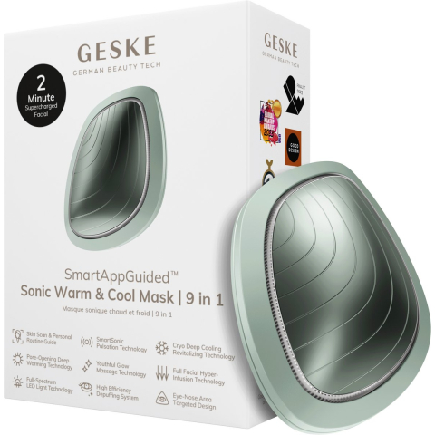 Geske 9 in 1 Sonic Warm & Cool Mask Green