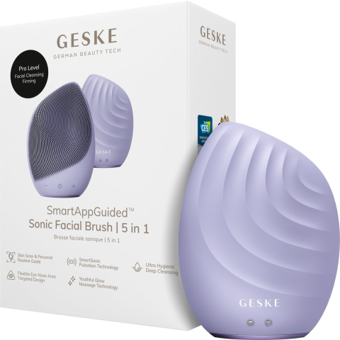 Geske 5 in 1 Sonic Facial Brush Purple