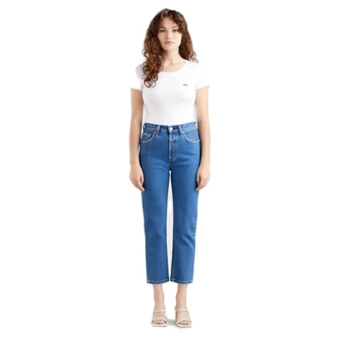 Levi's 501® Crop Jeans Vrouwen, Jazz Pop, 30W / 28L