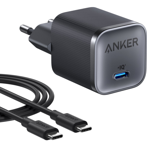 Anker Nano Charger (45W 1C) Oplader Zwart