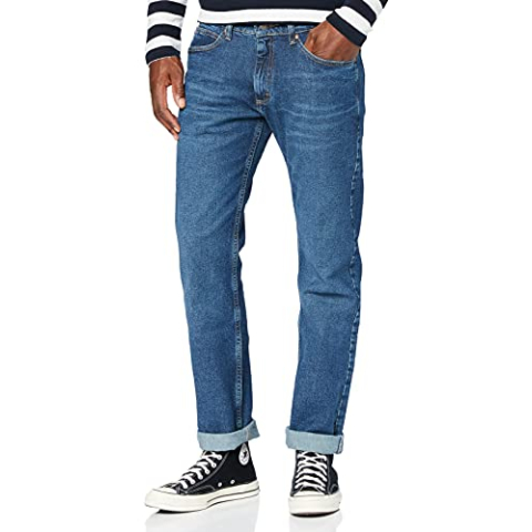 Lee Legendary Slim Jeans voor heren, dark worn-in, 31W / 32L