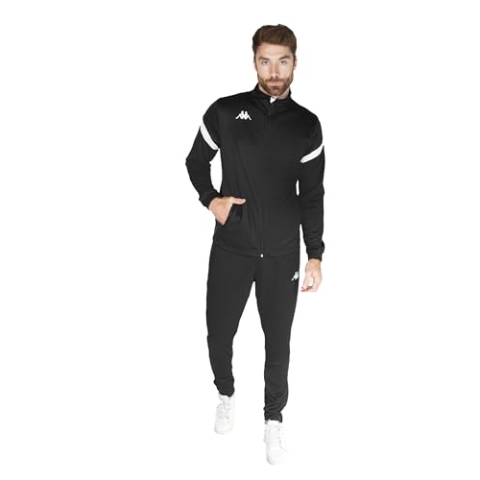 Kappa Dalcito Trainingspak, uniseks, zwart/blanco, XL