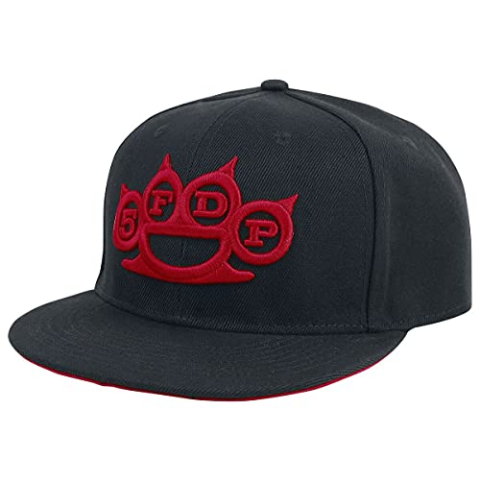 Five Finger Death Punch Logo Cap zwart 100% polyacryl Band merch, Bands