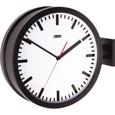 Balance Dubbelzijdige Wandklok 38 cm