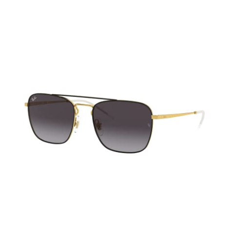 Ray-Ban heren brilmontuur, zwart (Gold On Top Black), 55