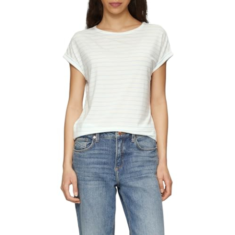 Loose fit shirt in lyocellmix, wit, S