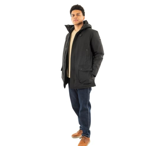 Schott NYC ELdeR Jacket Black L, Zwart, L