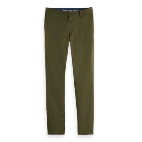 Scotch & Soda Core - Mott Slim Fit Chino - Stretch Cotton, kaki 300, 33W / 32L