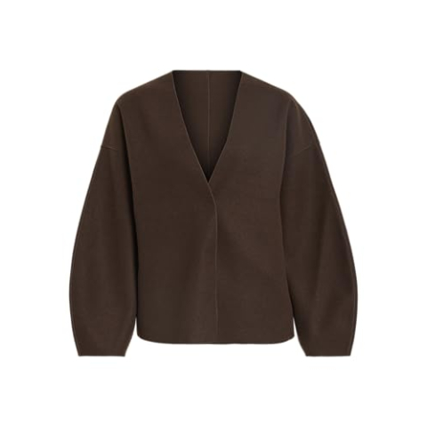 Vijuice Loose L/S Jacket - Noos, Coffee Bean, numeric_34