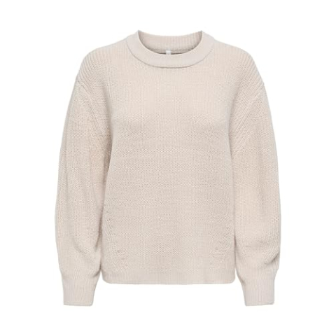 Onlmilouz Ls Rib Pullover KNT Nca, maanbeam, M