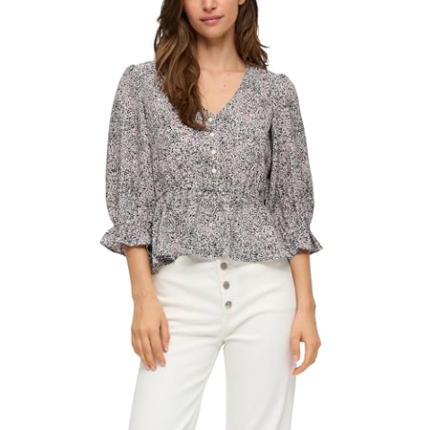 QS Damesblouse met 3/4 mouwen, 41a3, 40