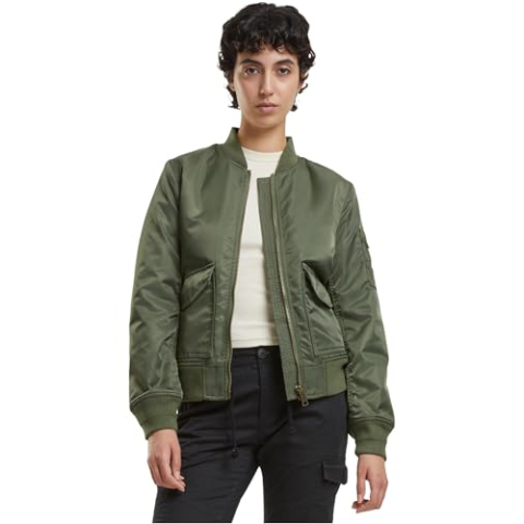 Brandit Sherpa Bomber Jacket Tussenseizoensjas olijf XL 100% nylon Basics