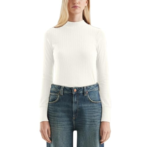 T-shirt met lange mouwen, slim fit, 0200, L