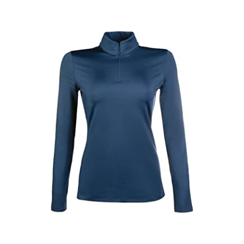 HKM Basic Wedstrijdshirt voor dames Donkerblauw M