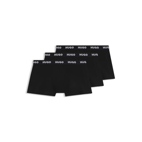 HUGO Heren Trunk Triplet Pack Boxershorts, New Black1, XXL