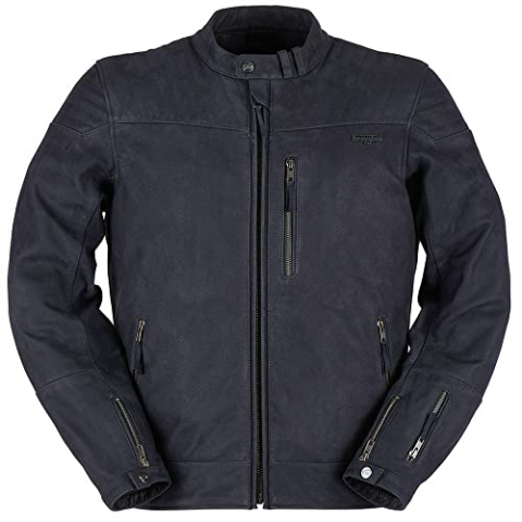 Furygan Clint Evo Motorjack van leer, blauw, 3XL