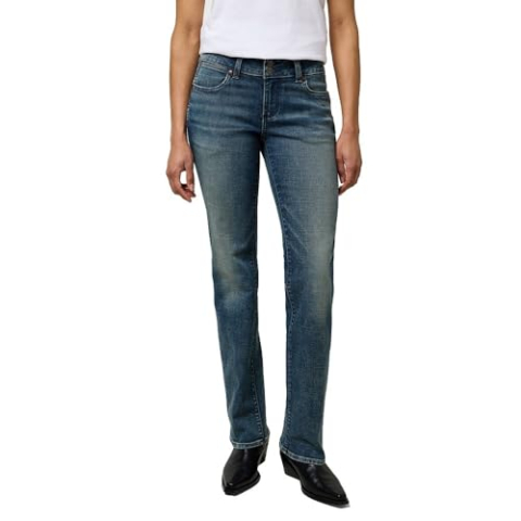 Wrangler Dames Low Rise Bold Boot Jeans, Summit Shade, 27W / 30L