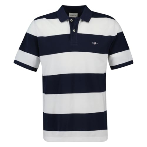 GANT Poloshirt met blokstreep voor heren, blauw, M