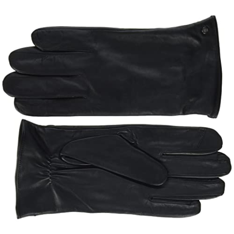 Roeckl Boston Touch lederen handschoenen voor heren, Zwart, 9