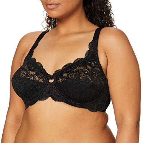 Susa dames latina bh, zwart, 75F