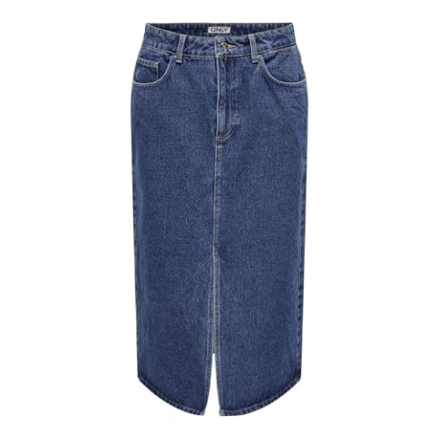 ONLY ONLBIANCA jeansrok voor dames, blauw (medium blue denim), XS