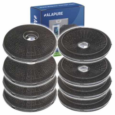 4x Alapure Koolstoffilter geschikt voor Beldeko Model 190 / ECBF02